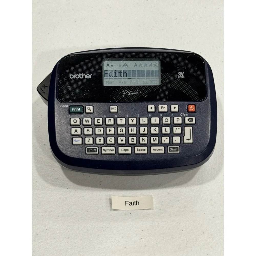 Brother P-touch Pt-45 Handheld Label Maker Very Good Working M Tape No Box